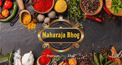 Desktop Screenshot of maharajabhog.com